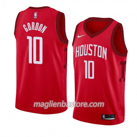 Maglia NBA Houston Rockets Eric Gordon 10 2018-19 Nike Rosso Swingman - Uomo
